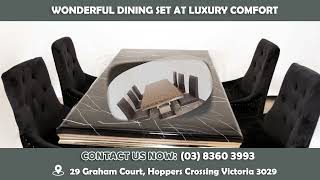 Wonderful Dining Set At Luxury Comfort 1