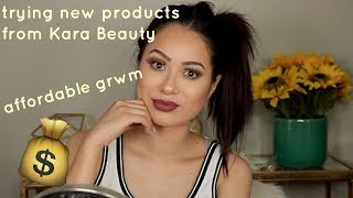 NEW KARA BEAUTY MAKEUP | GRWM | TANIAXO