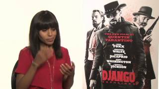 Django Unchained Movie - Kerry Washington Interview