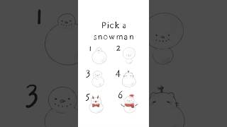 Which one did you pick? ⛄️ #kawaiiartstyle #kawaiiaesthetic #animalcrossingart #cute #cuteart