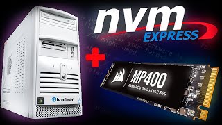 Что Будет Если Подключить NVME SSD к Старому ПК?