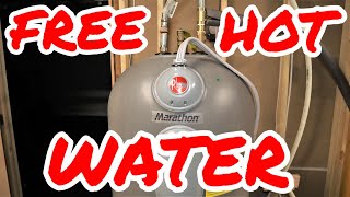 FREE Hot H2O - Desuperheater - Step-by-Step DIY Geothermal (Part 6)