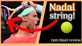 Why RPM BLAST is the GOAT of tennis string? (Babolat Rpm Blast Review) - Alex Tennis