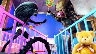 ALIEN VS PREDATOR - The Hunt Is On.... ( Fortnite Roleplay )