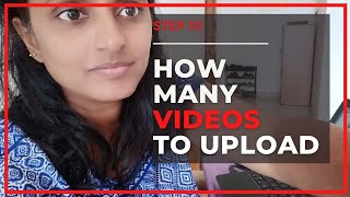 Youtube Marketing Course:  How Many Videos to Upload