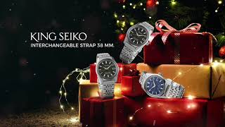 ก้าวเข้าสู่โมเมนต์แห่งการเฉลิมฉลองด้วย KING SEIKO Interchangeable 38.3 MM.