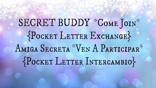 Secret Buddy  Pocket Letter Exchange PARTE 1 {AMIGA SECRETA INTERCAMBIO}