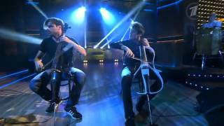 2CELLOS playing "Smooth Criminal" live on 1TV (Russia)