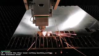 [LaserMen] LM-1530AF 1KW Fiber Laser Metal Cutting Machine 3mm Stainless Steel Cutting #lasercutter