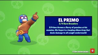 El Primo Unboxing/Unlock Animation | Brawl Stars#Shorts