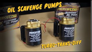 Oil scavenge pumps