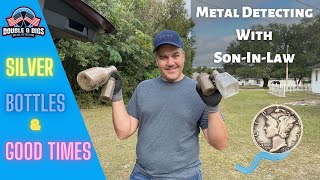 Metal Detecting With My Son-In-Law | Silver, Bottles, Token and More