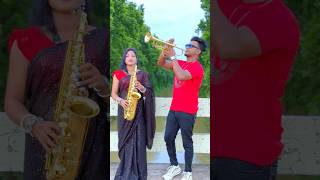 Kay yahi pyar hai | Saxophone &trumpet| Chumki & Tapas #shorts