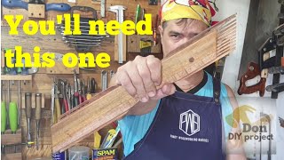 Essential tools for your table saw (hand held featherboard)