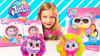 Интерактивная Игрушка Tiny Furries Пушистики МАМЫ и ПИТОМЦЫ