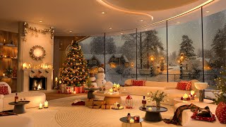 Christmas Jazz Dreams 2025 🎄 | Cozy Fireplace Ambience with Smooth Jazz for Sleep & Relaxation