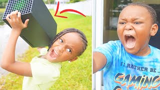 Little SISTER Takes Big BROTHER'S NEW XBOX, What Happens Next Is Shocking | The Beast Family