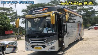 Medium Bus tetep nyaman Naik Jackal holidays Shuttle bantuan Pariwisata JETBUS 3+ MD