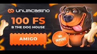 Unlim casino - No deposit bonus promo code 100 free spins at a bet of $3 | reviews from real players