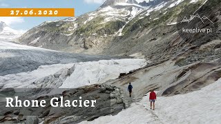 Rhone Glacier Furkapass 2020 - Lodowiec Rodanu 2020