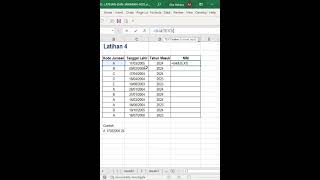 Buat NIM di excel #tipsexcel  #belajarexcel #excelindonesia #exceltutorial