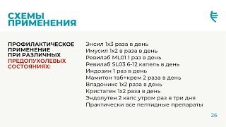 Ответы на вопросы эффективность применения пептидной и непептидной продукции PEPTIDES