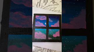 Aesthetic Acrylic Painting Ideas🎨/ Mini Canvas Painting#art #drawing #canvas #painting #easy #shorts