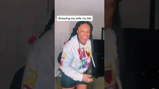 Showing my girlfriend my bbl #funny #ourchannel #bellandkeyzz #comedy #shorts