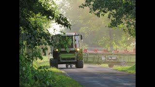 Vonulás/marching 3x Claas Lexion 600 Terra Trac-V1050