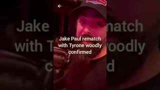 Jake Paul confirmed rematch with Tyrone woodly Dec 18 tommy fury cancelled #shorts