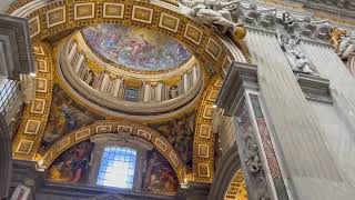 |2023 4K| Walking through the beautiful Vatican, taking part in Sunday Mass & listening to the Pope