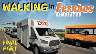 HOW BIG IS THE MAP in Fernbus Simulator? Walk Across the Map (Part 7)