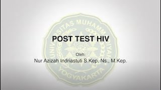 Konseling post test HIV