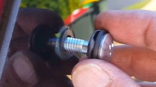 DIY, Side Window Latch Bolt Mount [ Tarago Previa Estima Toyota ]