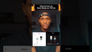 How to Enable Dark Mode on TikTok #shortsfeed #shots #tiktok