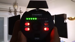 Yongnuo YN 216 Pro Led Video Light Unboxing And Testing - Greek