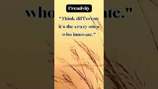 Creativity | Steve Jobs | #inspirationalquotes #quote #shorts