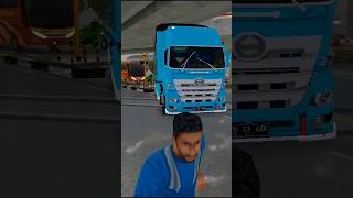 Idiots Truck VS Train 💥 Bussid Indonesia #shorts #bussidmod