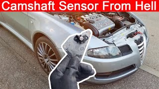 Alfa Romeo Twin Spark Engine Cam Sensor Replacement WITHOUT Cambelt Removal