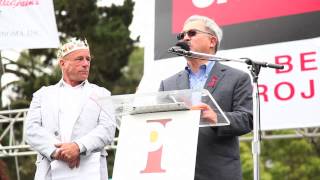 AWSF 14: Mayor Ed Lee Speaks to the Crowd of Thousands the 2014 AIDS Walk San Francisco