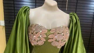 HOW TO INSERT A BRA CUP INTO A BUSTIER WITHOUT SEWING. HOW TO SEW A BRA CUP IN A BUSTIER