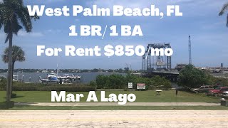 3907 S Flagler Drive west palm beach, FL FOR RENT $850/MONTH