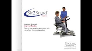 Biodex Sit2Stand™ Trainer Slide Presentation