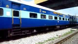 KJM WDP4 Ravishing Sabari Express Blasting At M.P.S