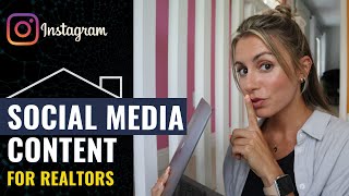 social media content ideas for real estate agents