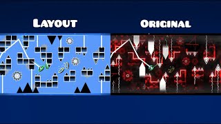 "Tunnel of Despair" Layout vs Original | Geometry Dash