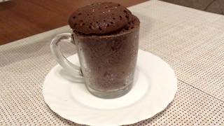 Шоколадный кекс в кружке за 3 минуты [Muffin in a mug]