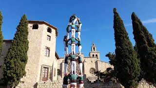 Els Gausacs descarreguen el 4de8 a la XXVI Diada dels Castellers de Sant Cugat | TOT Sant Cugat