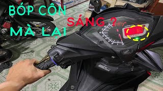 Bóp côn không đề được? - Sáng đèn báo số N