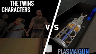 The Twins characters VS plasma gun. The Twins v.1.1